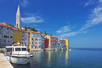 Fototapeta premium view of Rovinj, Croatia