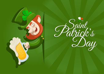 Saint Patrick's Day postcard