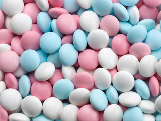 Many multi-coloured pills.