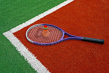 Badminton shuttlecock & Racket