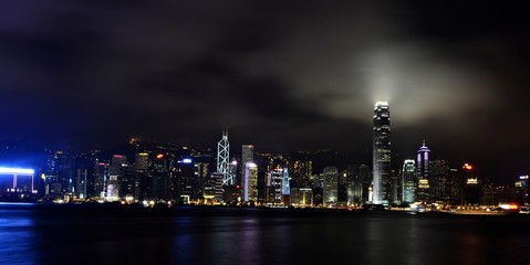 Fototapeta na wymiar Hong Kong At Night