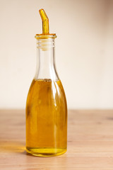 Bottle of extra virgin olive oil