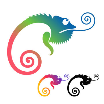 Chameleon. Logo