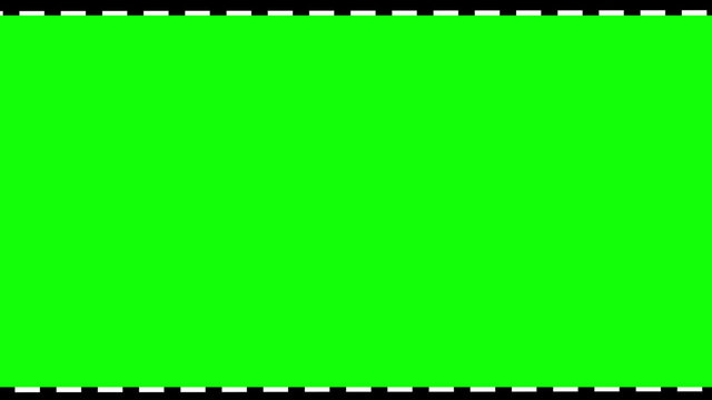 Scissors. Green screen. Intro.