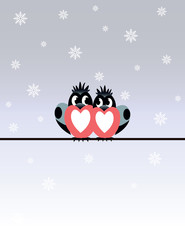 card for valentine`s day