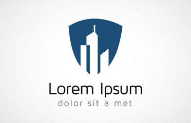 Company logo template,Skyscraper