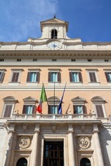 Fototapeta na wymiar Rome - Parliament building