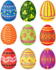 Easter eggs set