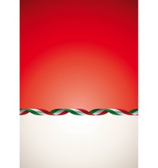 Sfondo nastro tricolore italiano - Italian ribbon background