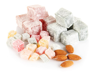 rahat lokum isolated on white