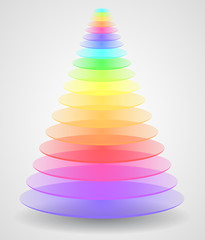 Color 3D Pyramid