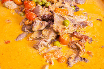 Roasted duck curry