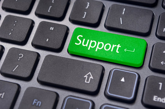 Online Support Concepts, Message On Keyboard Key