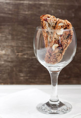 Печенье в бокале