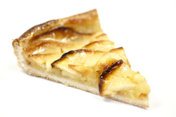 part de tarte aux pommes