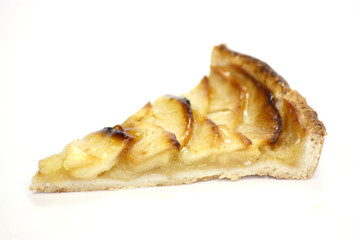 part de tarte aux pommes