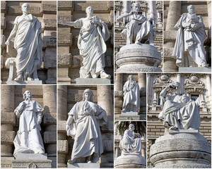 I Giureconsulti del diritto presso la Corte di Cassazione - obrazy, fototapety, plakaty