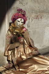 Fototapeta na wymiar Karnawał w Wenecji 2013 antyczne maski