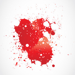 blood paint grunge splashing
