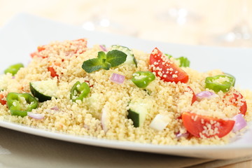 cous cous con verdure 