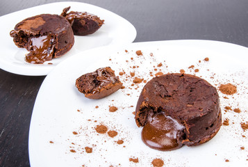 Two Chocolate Souffle
