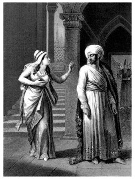 Arabia : Harem Scene - Pair