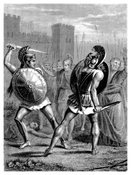 Ancient Greece : Heroes Fighting