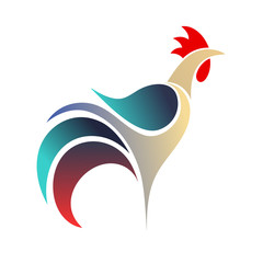 Cock. Logo © Aleksei_7799