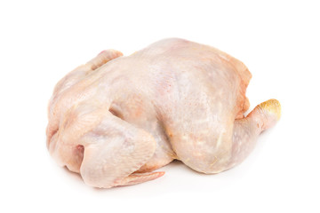 Raw whole chicken