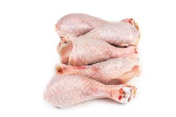 Raw chicken legs