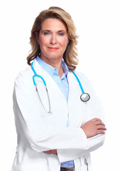 Doctor woman with a stethoscope.