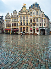 Grand Place or Grote Markt in Brussels. Belgium