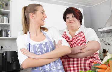 Queens of the kitchen - zwei Frauen in der Küche