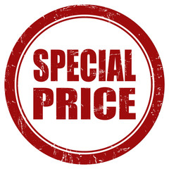 Grunge Stempel rot rund SPECIAL PRICE