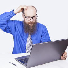 working and thinking - Businessman (Series)