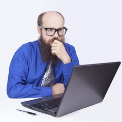 Looking and thinking - Businessman (Series)