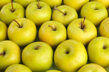 juicy apples, close up