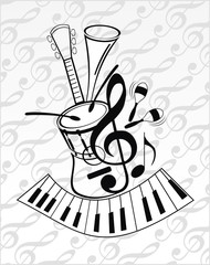 Fototapeta premium Musica_7