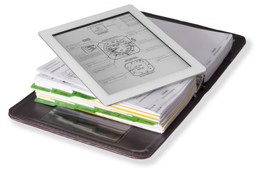 Detail of an Airplane operations manual © lillolillo