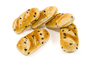 buns with chocolate chips