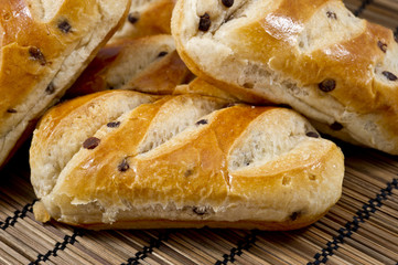 buns with chocolate chips