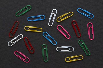 Colorful paper clips