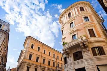 Obraz premium Häuser in Rom - nobles Viertel