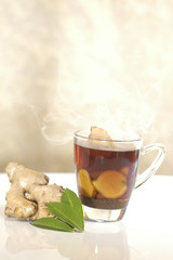 gingger hot tea