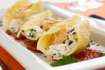 Shrimp Pasta Shells