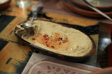Hummus in armenian restaurant