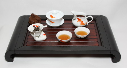 Chinese tea ceremony table
