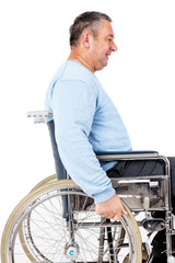 Man in wheelchair