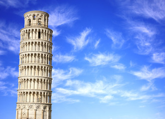 Fototapeta na wymiar Krzywa wieża w Pizie