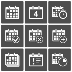 Calendar Icons set